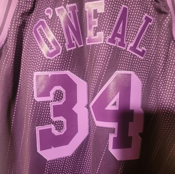 Mitchell & Ness Lakers 96-97 Shaquille O’Neal Monochrome Swingman Jersey Size XL - Picture 3 of 6
